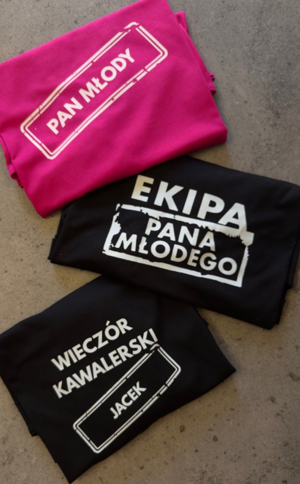 KOSZULKI NA KAWALERSKI